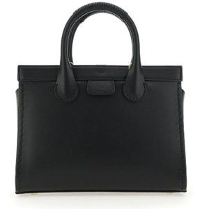 BNWT Chloe Edith Medium Leather Top-Handle Bag in Black